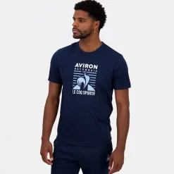 Sale Le Coq Sportif Aviron BayonnaisT-shirt Homme Dressblues