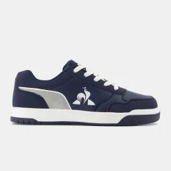 Discount Le Coq Sportif CHAUSSURES ADOChaussures bleues marine COURT BREAKER ado Moonlitocean/silver