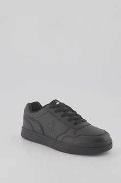Shop Le Coq Sportif CHAUSSURES ADOChaussures noires COURT BREAKER ado Tripleblack