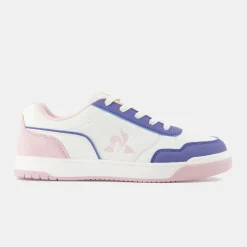 Best Sale Le Coq Sportif CHAUSSURES ADOChaussures roses COURT BREAKER ado Opticalwhite/purple