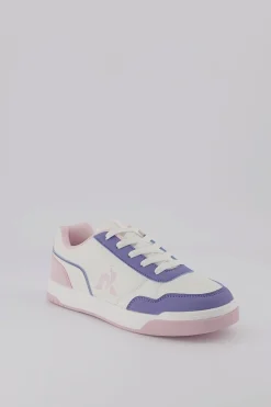 Best Sale Le Coq Sportif CHAUSSURES ADOChaussures roses COURT BREAKER ado Opticalwhite/purple