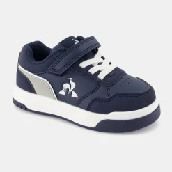 Fashion Le Coq Sportif CHAUSSURES BÉBÉChaussures bleues marine COURT BREAKER bébé Moonlitocean/silver