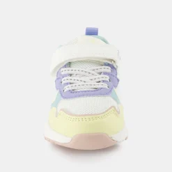 Fashion Le Coq Sportif CHAUSSURES bébéChaussures multicolores à scratch RUNNER bébé Opticalwhite/pink