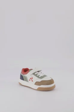 Best Sale Le Coq Sportif CHAUSSURES BÉBÉChaussures multicolores COURT BREAKER bébé Opticalwhite/orange