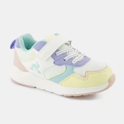 Sale Le Coq Sportif CHAUSSURES ENFANTChaussures multicolore à scratch RUNNER enfant Opticalwhite/pink