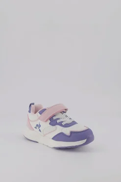 Best Le Coq Sportif CHAUSSURES ENFANTChaussures roses et violettes RUNNER enfant Opticalwhite/purple