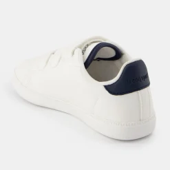 Outlet Le Coq Sportif CHAUSSURES ENFANTChaussures blanches à scratch COURTSET_2 enfant