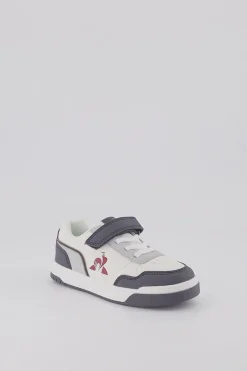 Clearance Le Coq Sportif CHAUSSURES ENFANTChaussures COURT BREAKER enfant Opticalwhite/darkslate