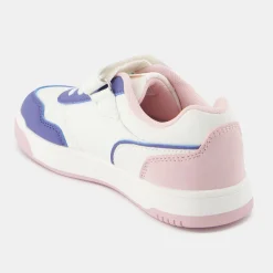 Best Le Coq Sportif CHAUSSURES ENFANTChaussures à scratch roses COURT BREAKER enfant Opticalwhite/purple