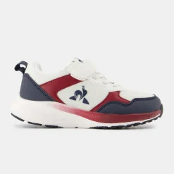 Cheap Le Coq Sportif CHAUSSURES ENFANTChaussures à scratch rouges et bleues R500_2 Enfant Opticalwhite/n.droplet