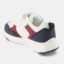 Cheap Le Coq Sportif CHAUSSURES ENFANTChaussures à scratch rouges et bleues R500_2 Enfant Opticalwhite/n.droplet
