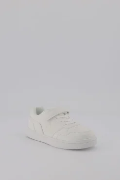 Outlet Le Coq Sportif CHAUSSURES ENFANTChaussures à scratch blanches COURT BREAKER enfant Opticalwhite: