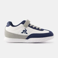 Store Le Coq Sportif CHAUSSURES ENFANTChaussures à scratch VELOCE I enfant Opticalwhite/moonlitocean