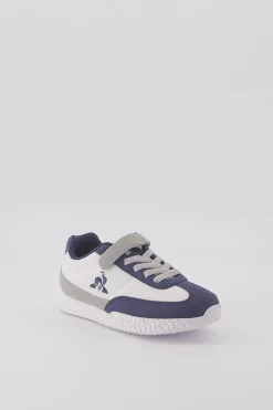 Store Le Coq Sportif CHAUSSURES ENFANTChaussures à scratch VELOCE I enfant Opticalwhite/moonlitocean