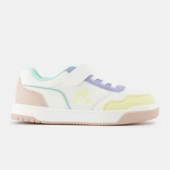 Shop Le Coq Sportif CHAUSSURES ENFANTChaussures multicolores COURT BREAKER enfant Opticalwhite/pink
