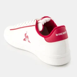 Cheap Le Coq Sportif Chaussures LCS COURT CLEAN W Femme Opticalwhite/cerise