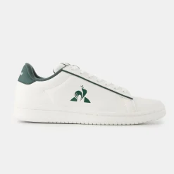 New Le Coq Sportif Chaussures LCS COURT CLEAN Homme Opticalwhite/trekkinggreen