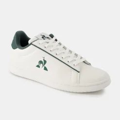 New Le Coq Sportif Chaussures LCS COURT CLEAN Homme Opticalwhite/trekkinggreen
