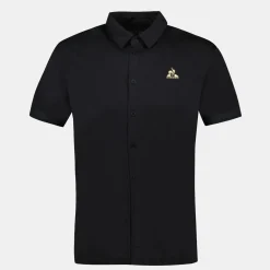 Clearance Le Coq Sportif Coq d'orChemise manches courtes Homme Black