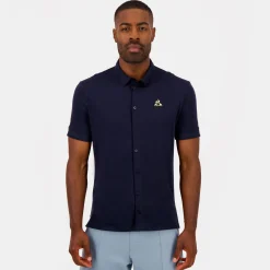 Online Le Coq Sportif Coq d'orChemise manches courtes Homme Darkvelvet