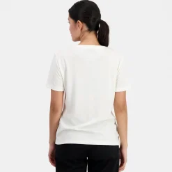 Discount Le Coq Sportif Coq d'OrT-shirt Femme Marshmallow