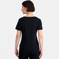 Cheap Le Coq Sportif Coq d'OrT-shirt Femme en interlock lyocell/coton Black