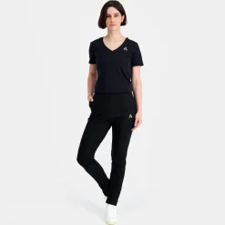 Cheap Le Coq Sportif Coq d'OrT-shirt Femme en interlock lyocell/coton Black