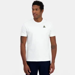 Store Le Coq Sportif Coq d'orT-shirt Homme en interlock 240g coton Marshmallow