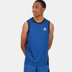 Clearance Le Coq Sportif Débardeur Homme Bleuperf
