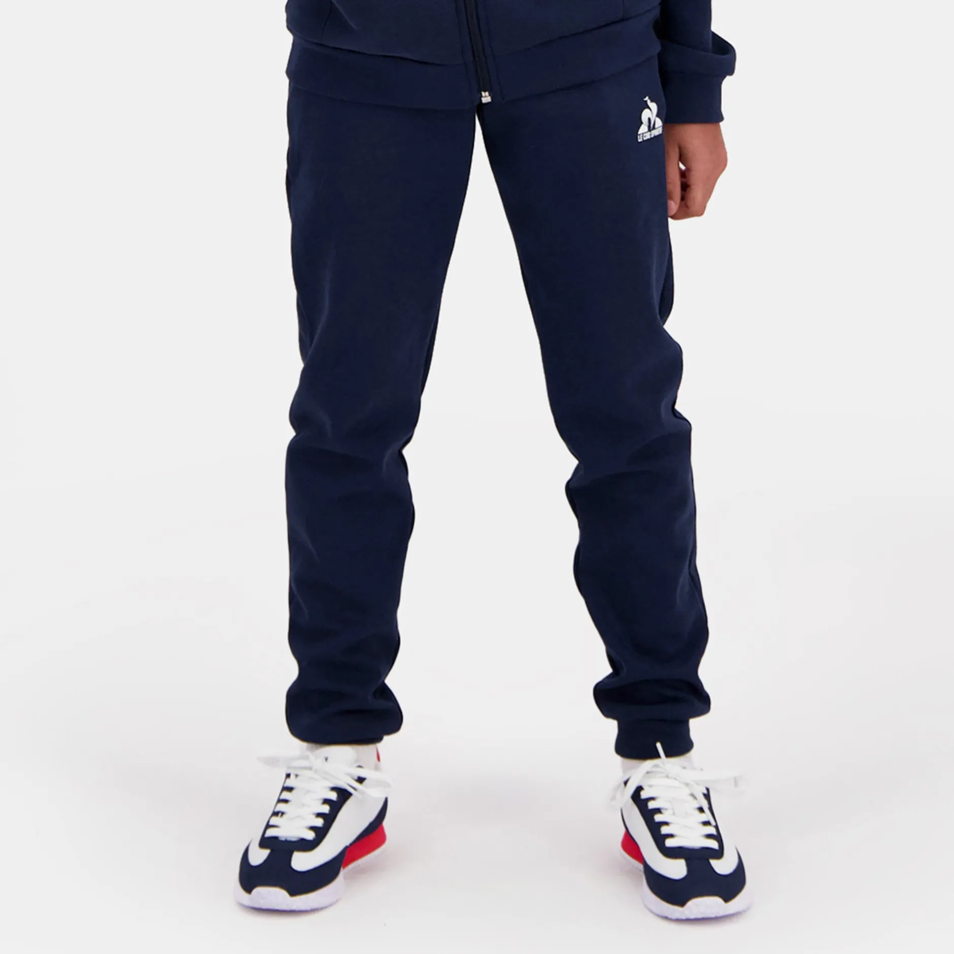 Shop Le Coq Sportif EssentielsPantalon Slim bleu marine Enfant Dressblues
