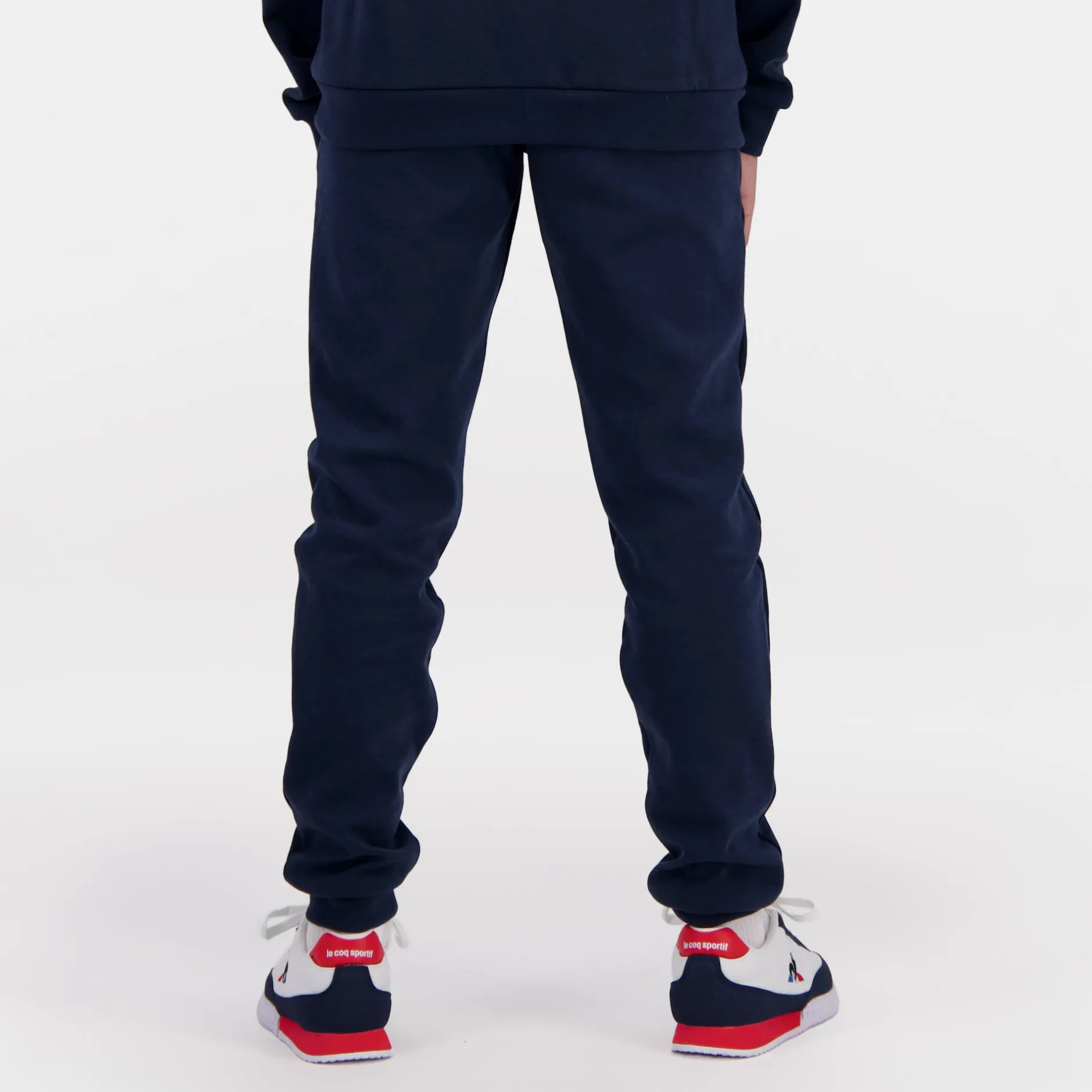 Shop Le Coq Sportif EssentielsPantalon Slim bleu marine Enfant Dressblues
