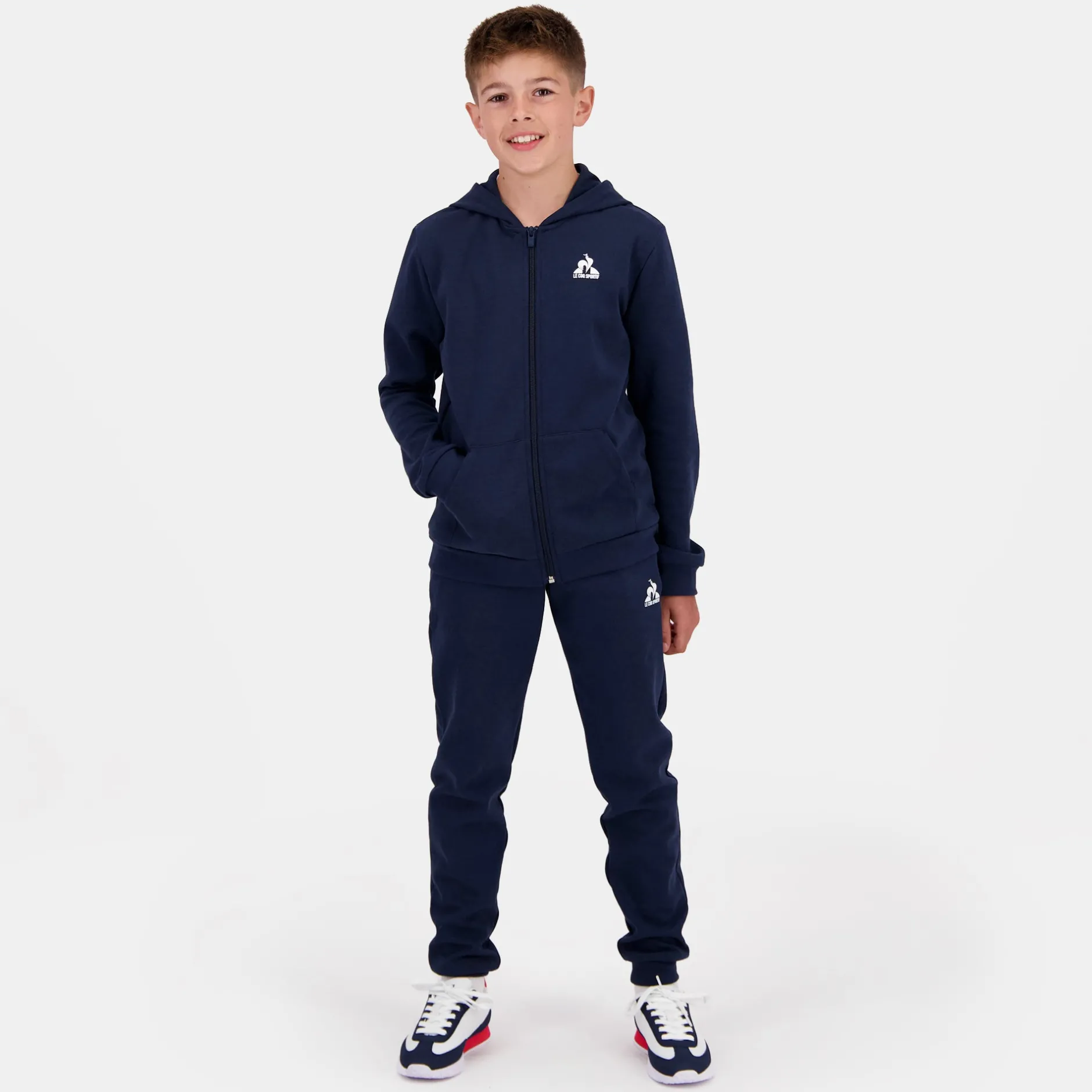 Shop Le Coq Sportif EssentielsPantalon Slim bleu marine Enfant Dressblues