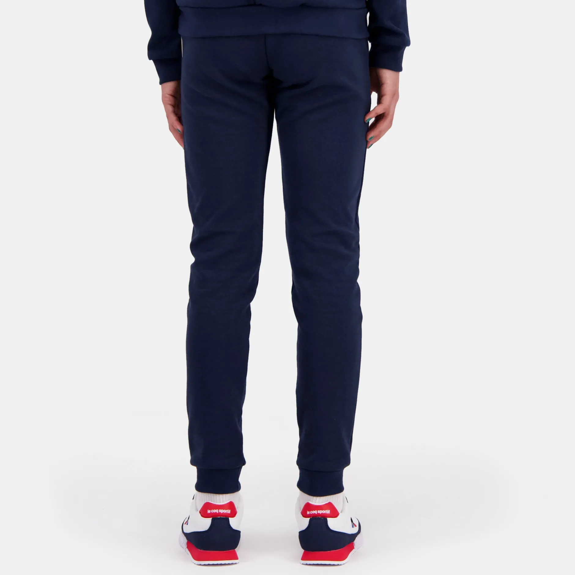 Shop Le Coq Sportif EssentielsPantalon Slim bleu marine Enfant Dressblues