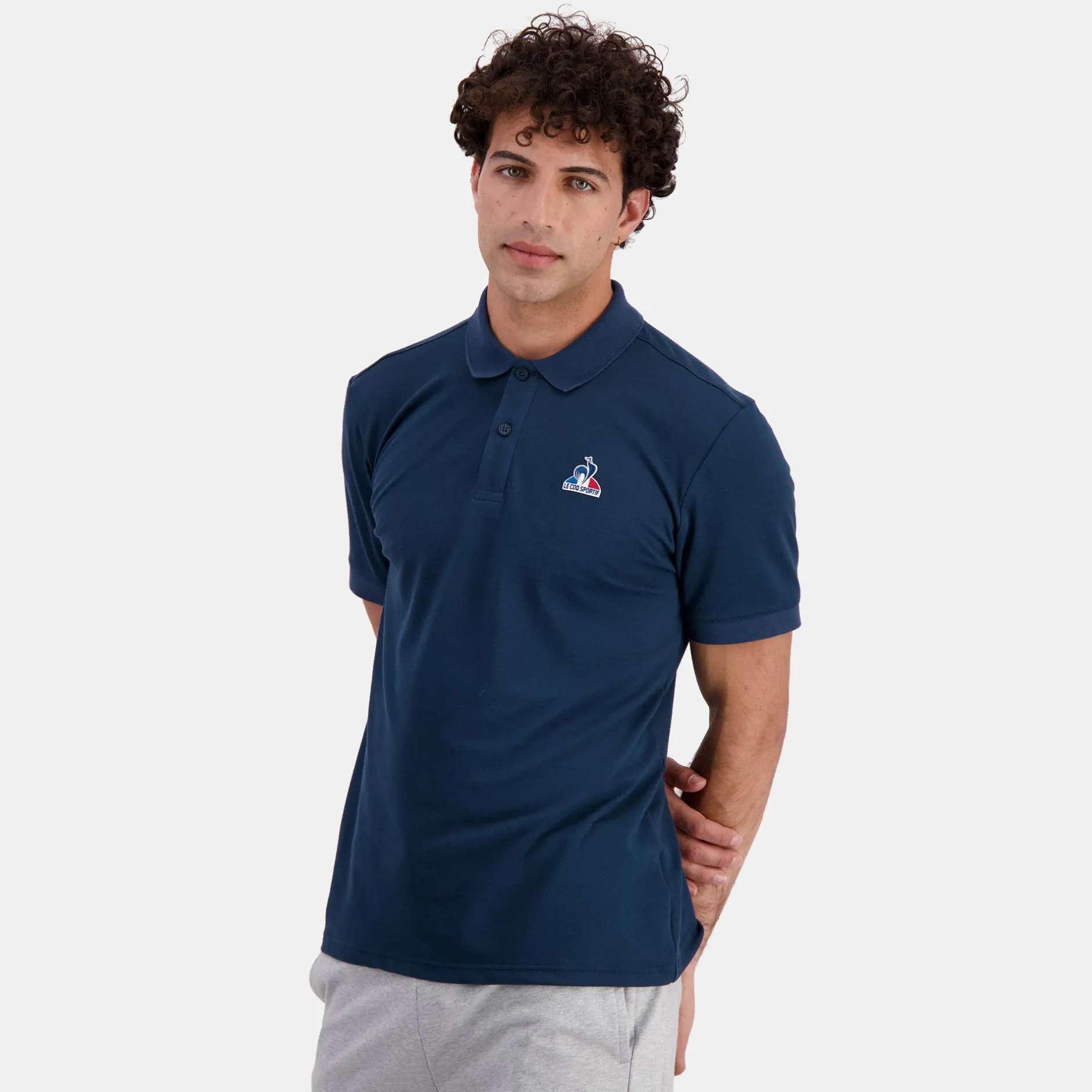 Best Sale Le Coq Sportif EssentielsPolo Homme Dressblues