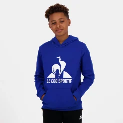 Hot Le Coq Sportif EssentielsSweat à capuche Enfant Bleuelectro