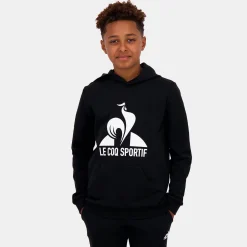 Outlet Le Coq Sportif EssentielsSweat à capuche Enfant Black