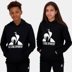 Outlet Le Coq Sportif EssentielsSweat à capuche Enfant Black