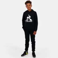 Outlet Le Coq Sportif EssentielsSweat à capuche Enfant Black