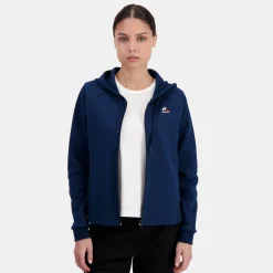 Cheap Le Coq Sportif EssentielsSweat zippé à capuche Femme