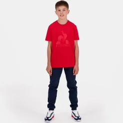 Store Le Coq Sportif EssentielsT-shirt Enfant Purrouge