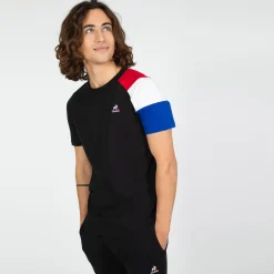 Fashion Le Coq Sportif EssentielsT-shirt Unisexe Black/n.o.w/b.electro/r.elect