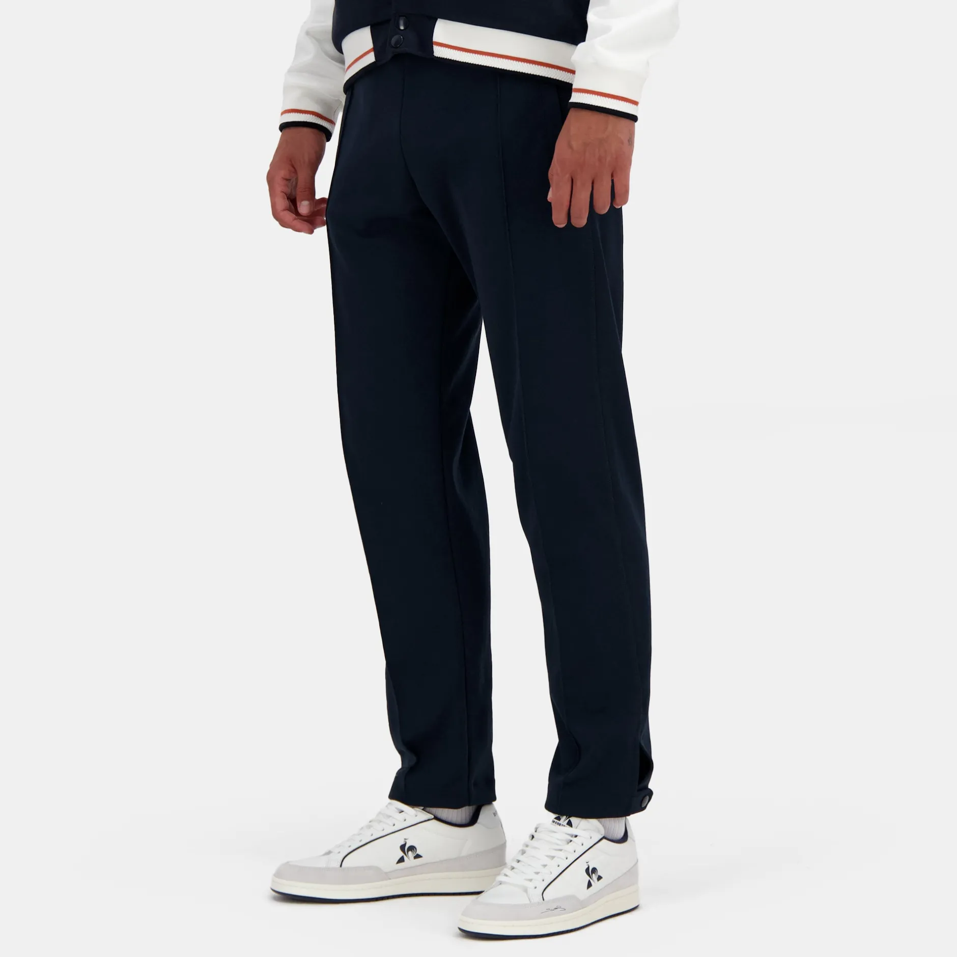 Sale Le Coq Sportif HéritagePantalon Fit Straight Bleu foncé Homme Skycaptain