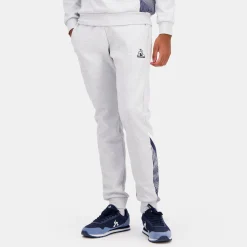 Best Sale Le Coq Sportif HéritagePantalon SLIM Gris chiné clair Homme