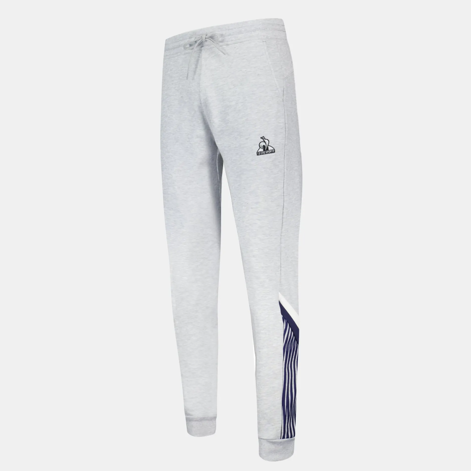Best Sale Le Coq Sportif HéritagePantalon SLIM Gris chiné clair Homme