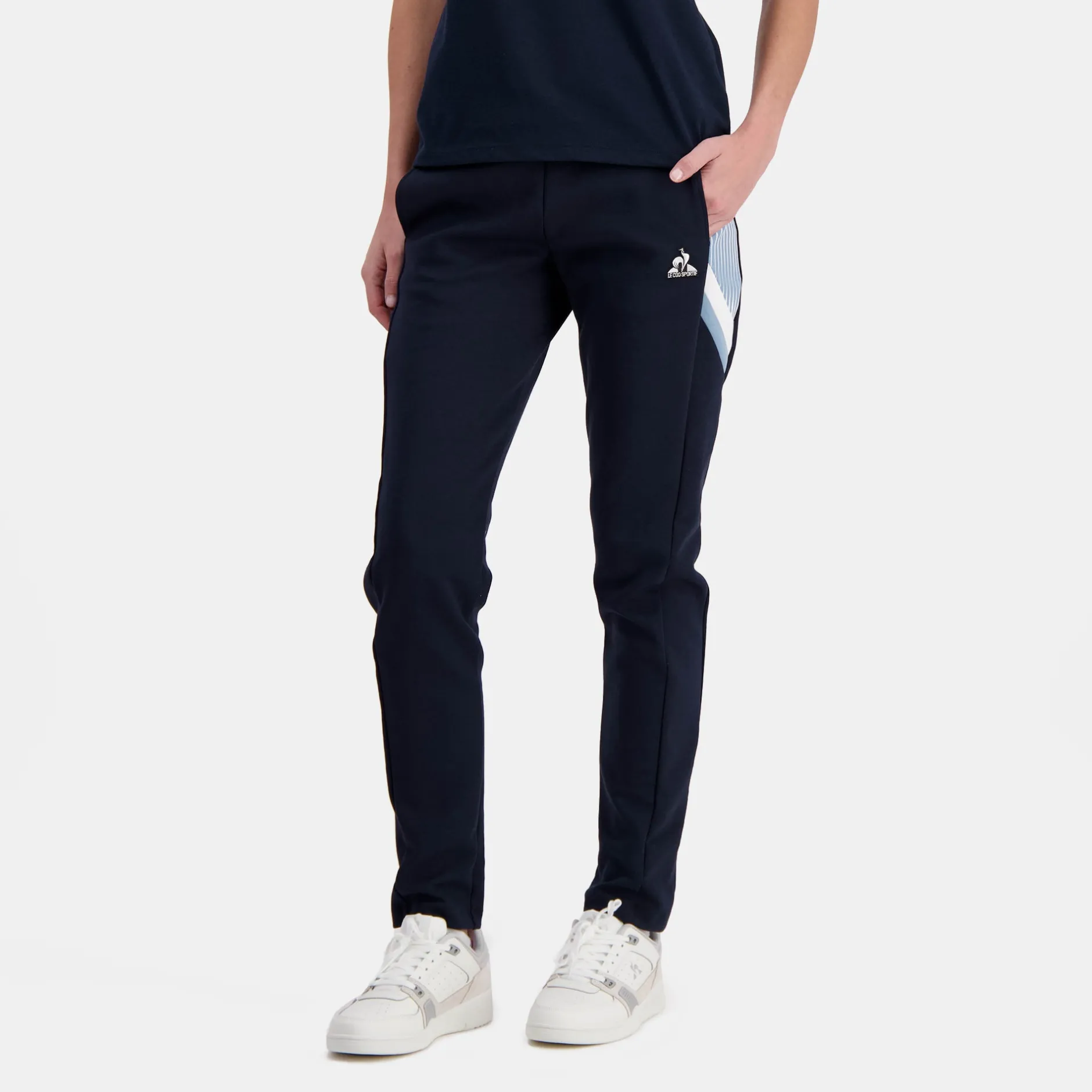 Best Sale Le Coq Sportif HéritagePantalon Slim Sky Captain Femme