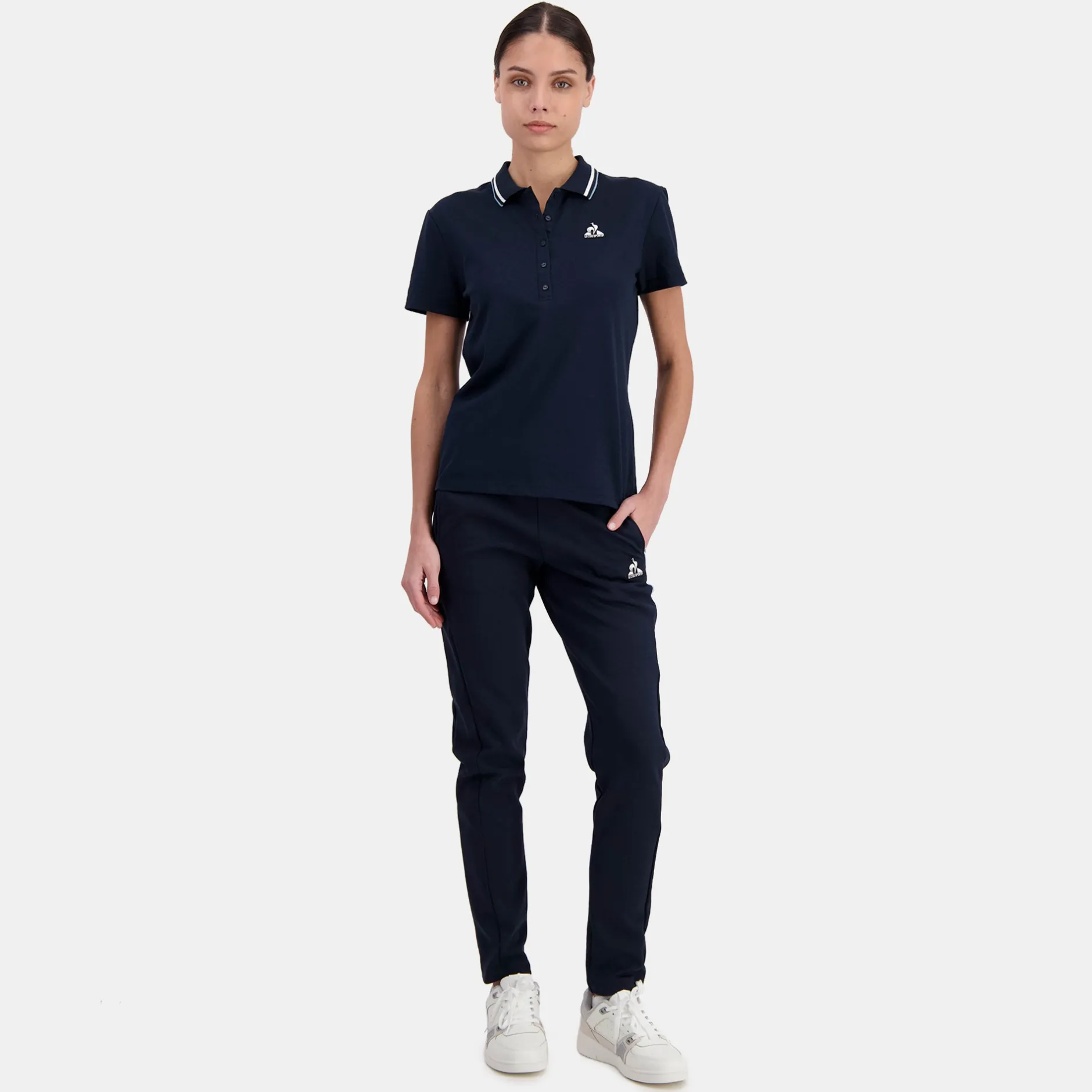 Best Sale Le Coq Sportif HéritagePantalon Slim Sky Captain Femme