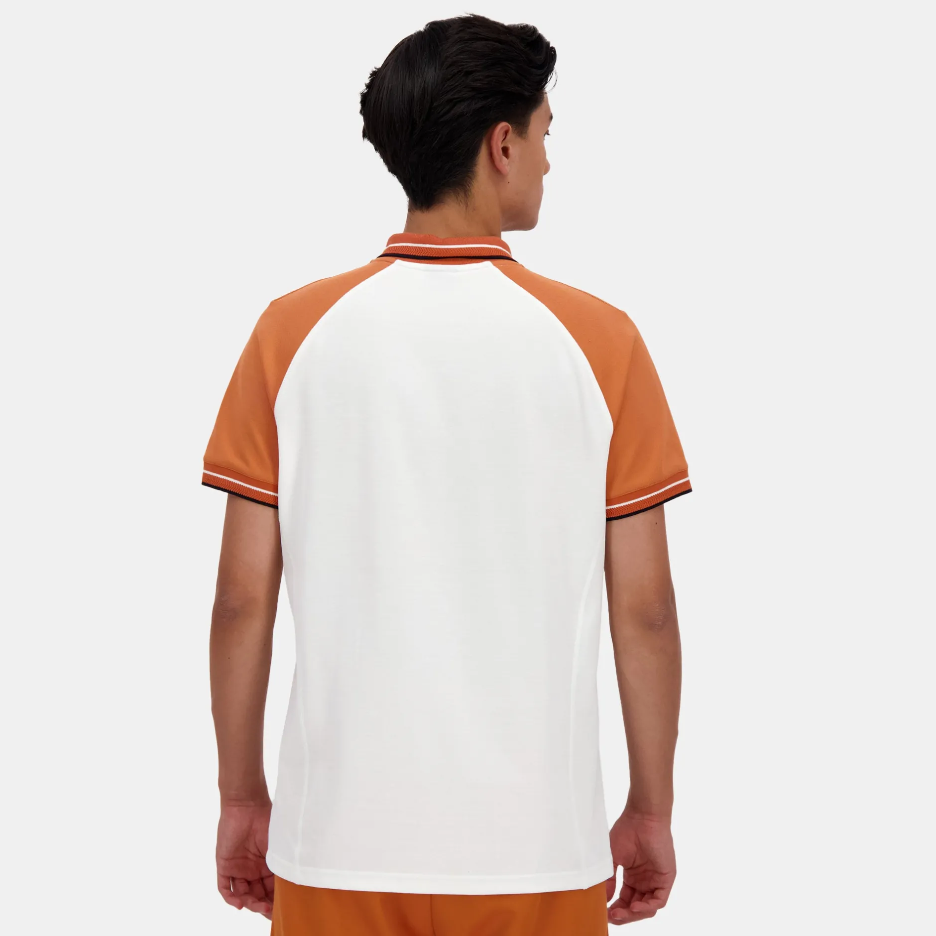 Hot Le Coq Sportif HéritagePolo Homme Marshmallow/apricotorange