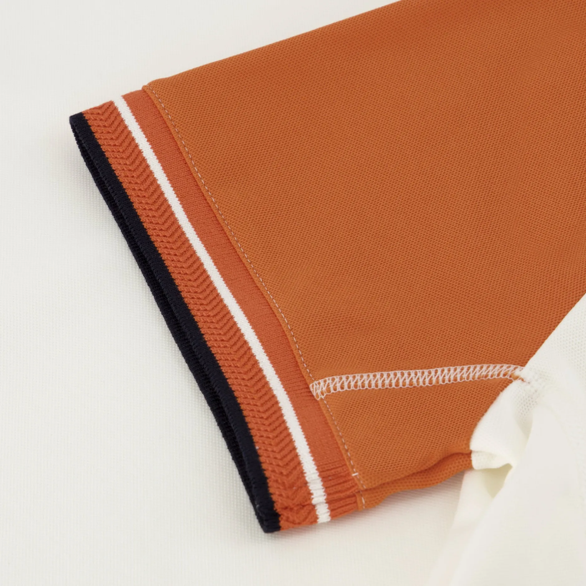 Hot Le Coq Sportif HéritagePolo Homme Marshmallow/apricotorange