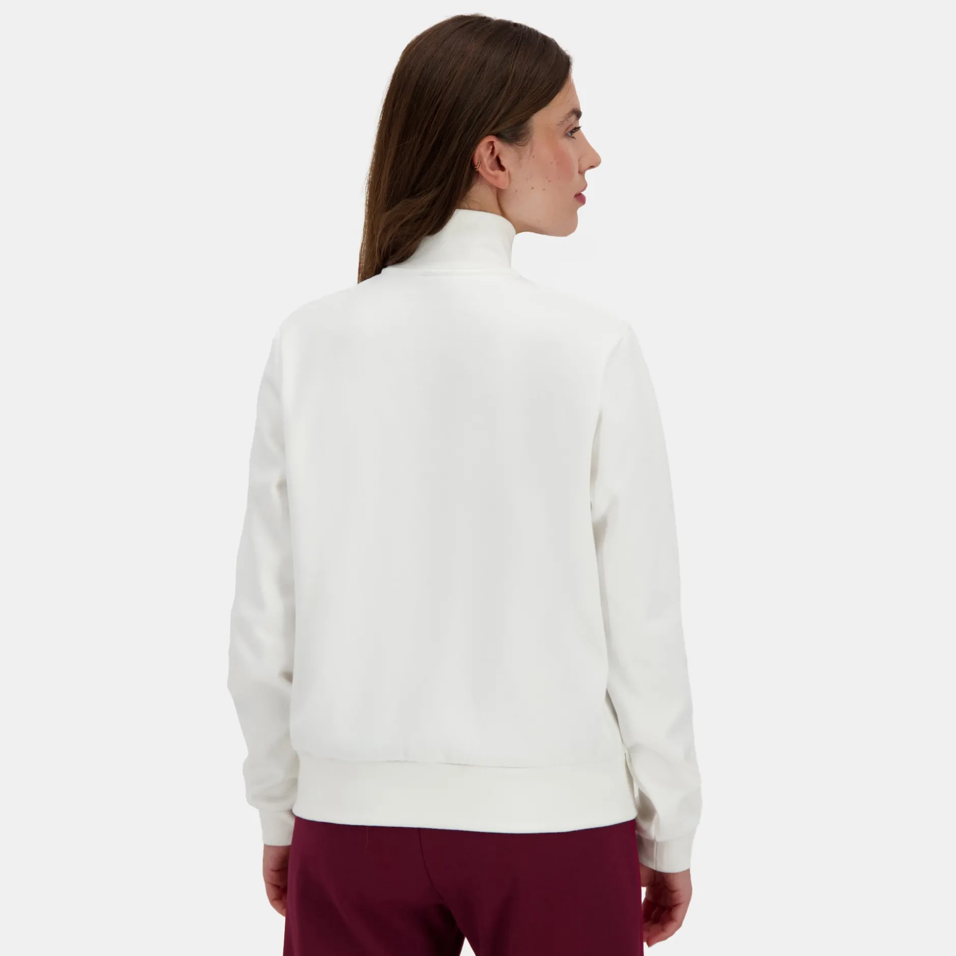 Outlet Le Coq Sportif HéritageSweat Femme Marshmallow