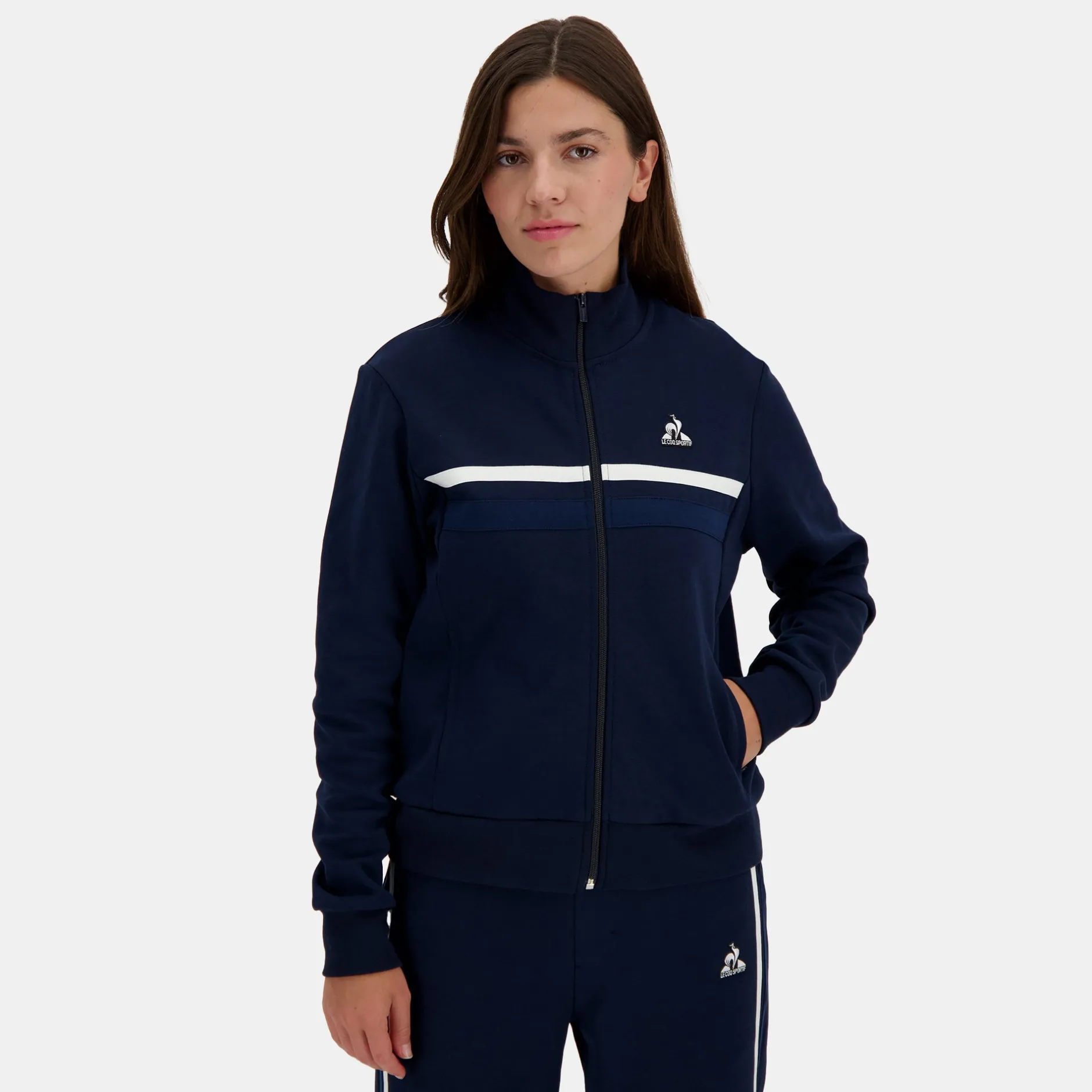 Online Le Coq Sportif HéritageSweat Femme Darkvelvet